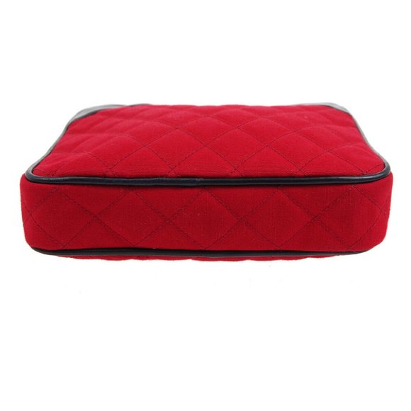 Authentic CHANEL Quilted CC BUM Belt Bag 1747838 Purse Bi-Color Canvas Leather - Picture 3 of 12